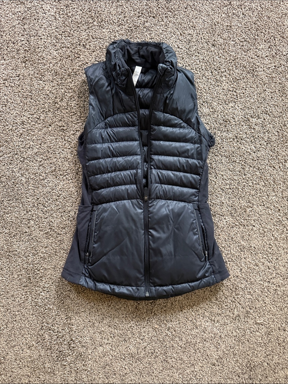 Women's Quilted Black Puffer Vest